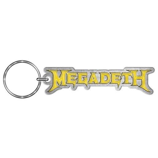 Megadeth Megadeth logo unisex pendente portachiavi multicolore lega di zinco