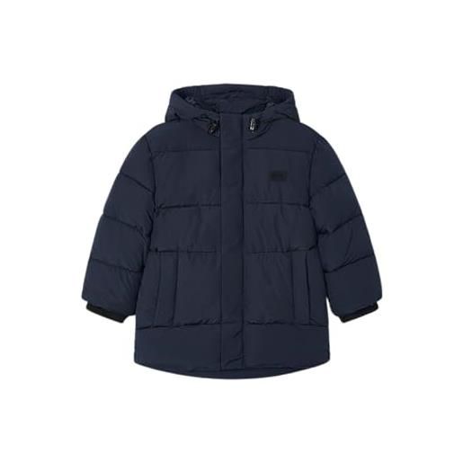 Mayoral giaccone lungo per bambini e ragazzi blue black 5 anni (110cm)