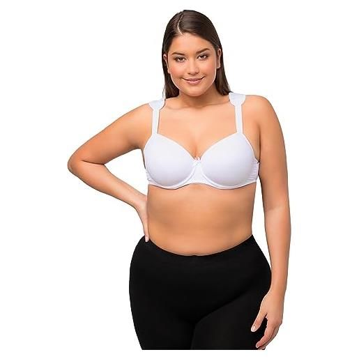 Ulla Popken bh-trägerpolster, 4er-pack bretelle per reggiseno, confezione da 4, multicolore, taglia unica donna