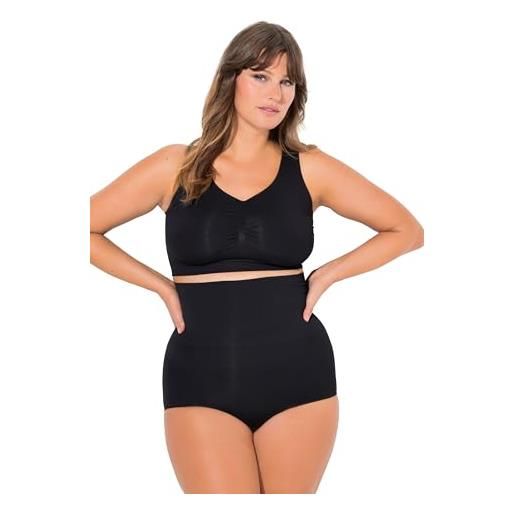 Ulla Popken shaping-slip, hoher bund, figurformend, mutandine da donna, nero, 58-60