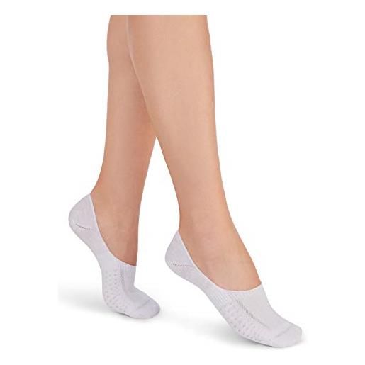 Golden Lady salvapiede sporty 6 paia calzini antiscivolo, donna, bianco (bianco 098a), 36/41 (taglia produttore: 36/40)