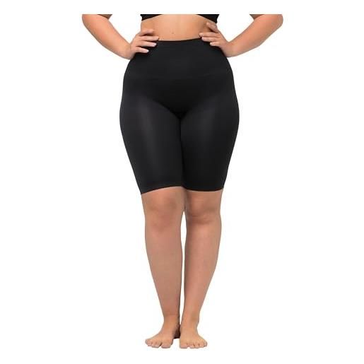 Ulla Popken miederhose, knielang pantaloni, nero (schwarz 10), 52-54 donna