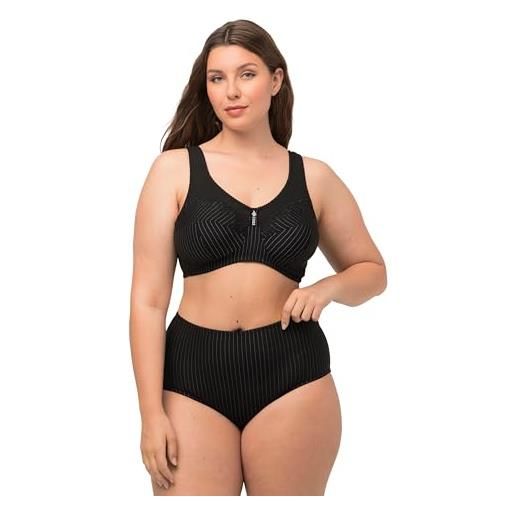 Ulla Popken reggiseno di sollievo, coppa c-g, nero, 105c donna