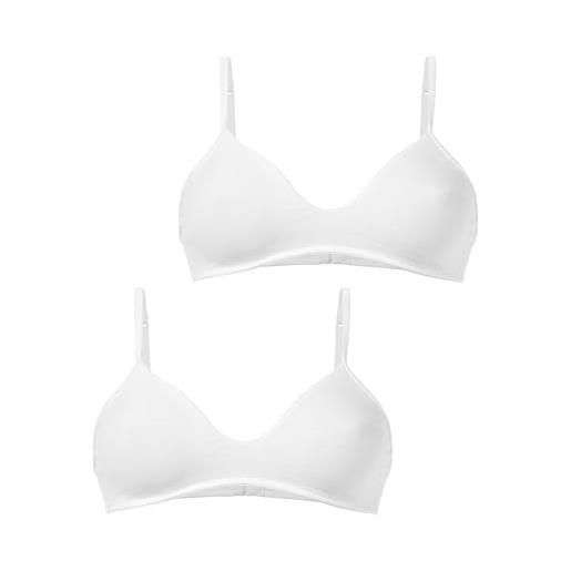 Golden Lady reggiseno cotone conf. 2 pz, bianco, tg4