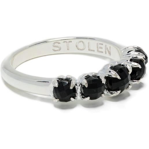 Stolen Girlfriends Club anello halo cluster - argento