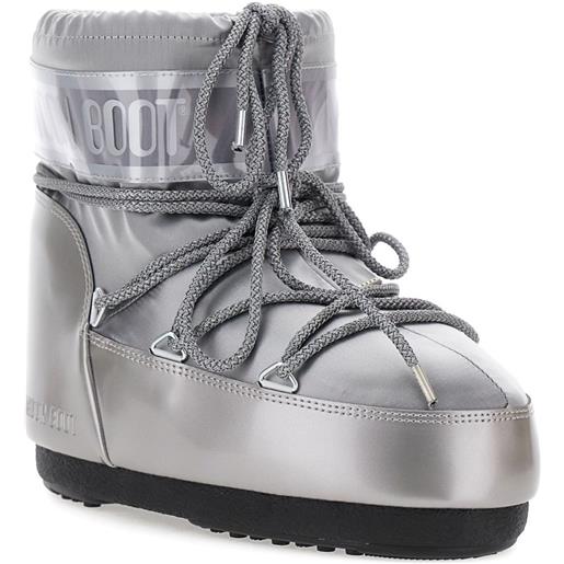 Moon Boot Kids logo-print snow boots - grigio