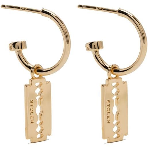 Stolen Girlfriends Club orecchini stolen razor sleepers - oro