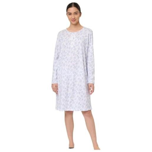 RAGNO camicia da notte in puro cotone stampato con carrè art. Dm74nk - 50, fantasia