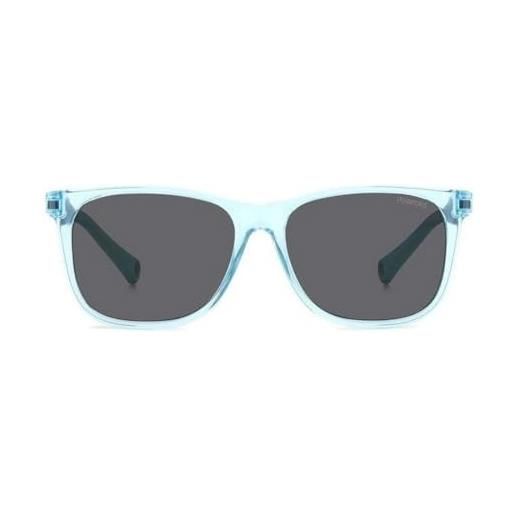 Polaroid kids occhiali da sole per bambini, azzurro, 50