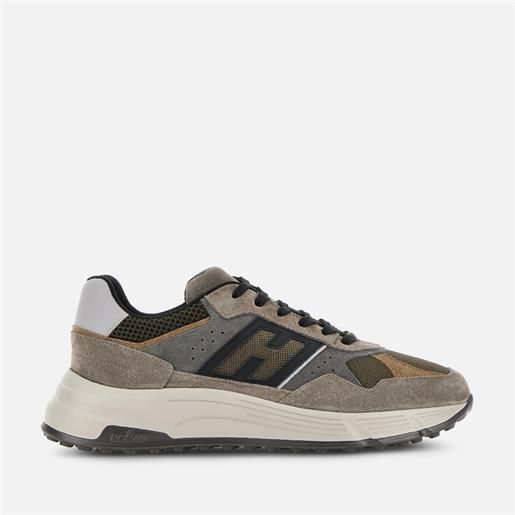 Hogan uomo scarpe, grigio, marrone (taglia 8)