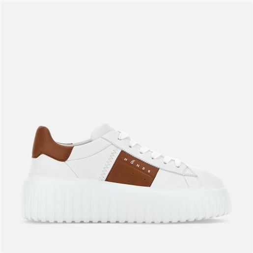 Hogan donna scarpe, marrone, bianco (taglia )