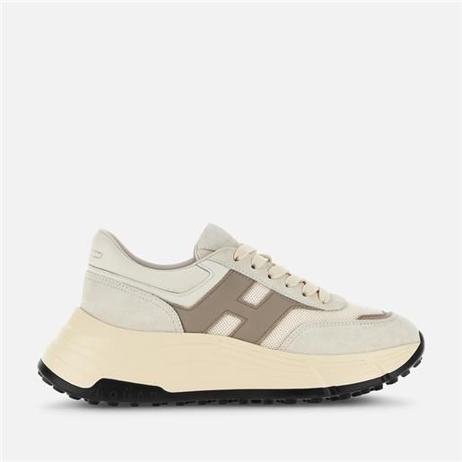 Hogan donna scarpe, marrone, panna (taglia )