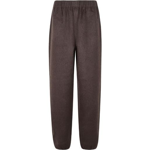 The Frankie Shop delancey wool joggers - marrone