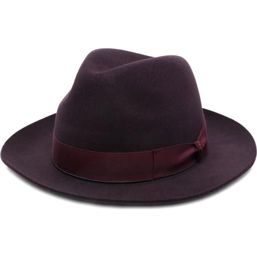 Borsalino ribbon hat - viola