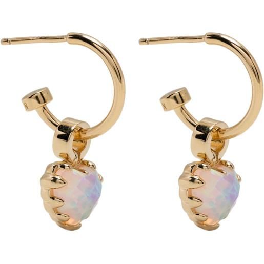 Stolen Girlfriends Club orecchini love claw anchor - oro