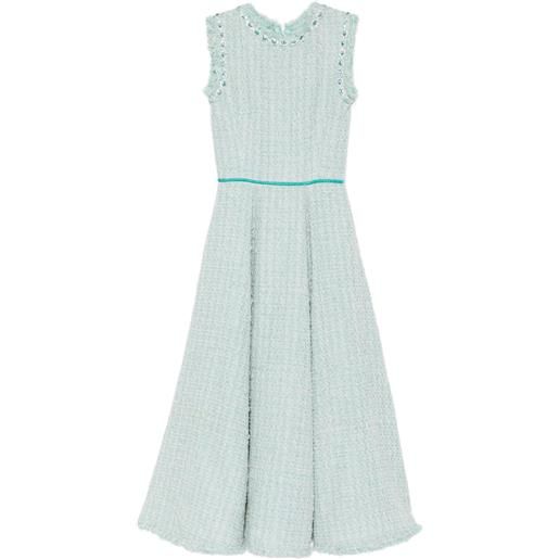 MIAU by Clara Rotescu abito midi azucena con decorazione - blu