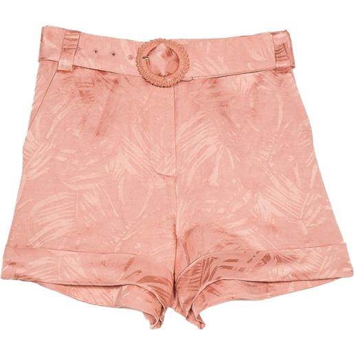 TWINSET shorts con stampa - rosa