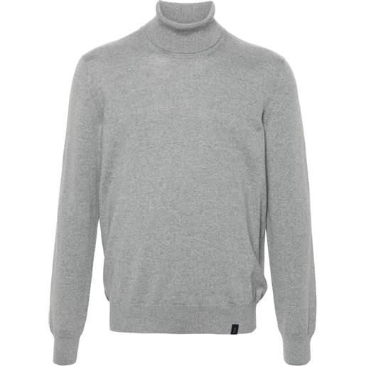Fay maglione a collo alto - grigio