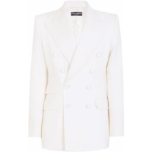 Dolce & Gabbana blazer doppiopetto - bianco