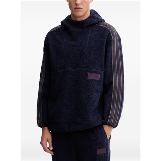Ea7 Emporio Armani felpa a righe - blu