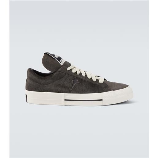 Rick Owens x converse - sneakers in cavallino