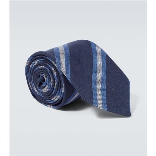 Canali cravatta in lana e seta