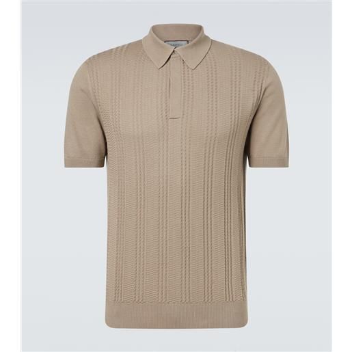 Canali polo in misto cotone