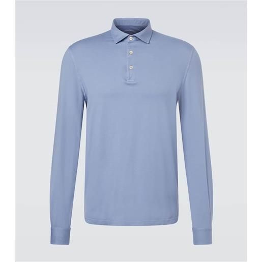 Fedeli polo zero in jersey di cotone