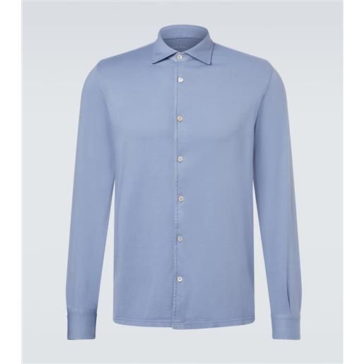 Fedeli camicia jason in jersey di cotone