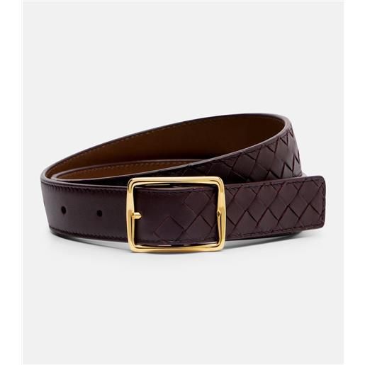 Bottega Veneta cintura reverso in pelle