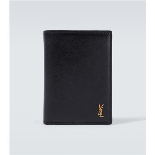 Saint Laurent portafoglio cassandre in pelle