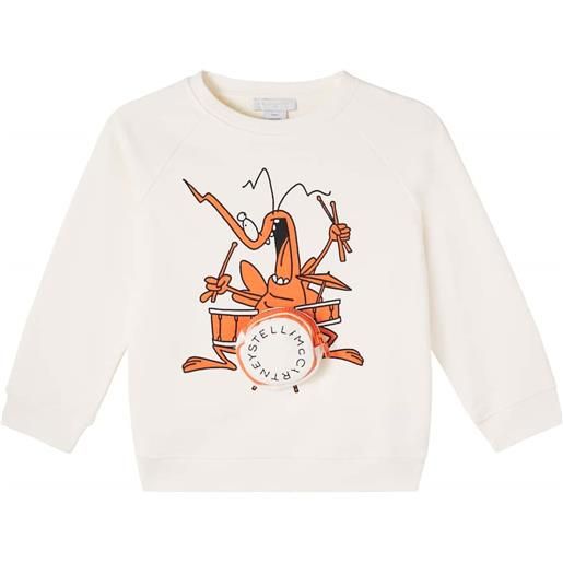 Stella McCartney Kids t-shirt in jersey di cotone con stampa