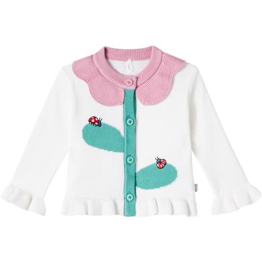 Stella McCartney Kids baby - cardigan in cotone con ricamo