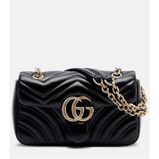 Gucci borsa a spalla gg marmont small in pelle