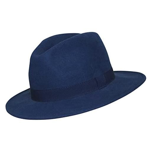 Chapeau-tendance cappello borsalino lana bogart, blu, 59
