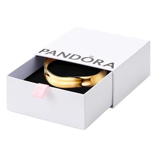 PANDORA essence bracciale rigido aperto placcato in oro 14 carati, 1