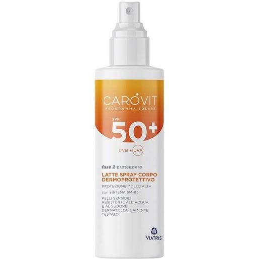 Carovit - latte spray corpo con protezione molto alta spf 50+ - 200 ml
