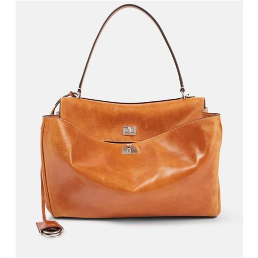 Balenciaga borsa a spalla rodeo medium in pelle