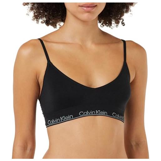 Calvin Klein donna bralette lightly lined triangle preformata, nero (black), s