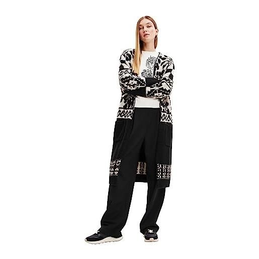 Desigual maglion_alps-lacroix felpa, nero, s donna
