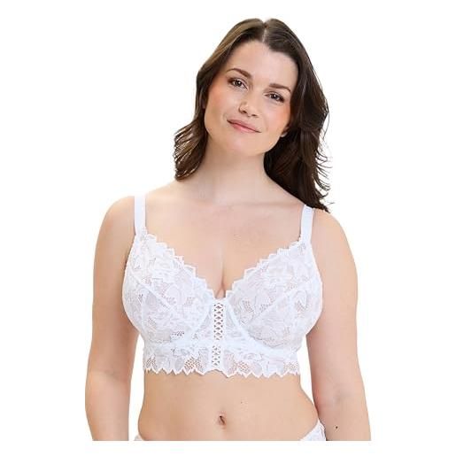 Sans Complexe arum full coverage bra, bianco, 3e (taglia unica: 95/110e) women's