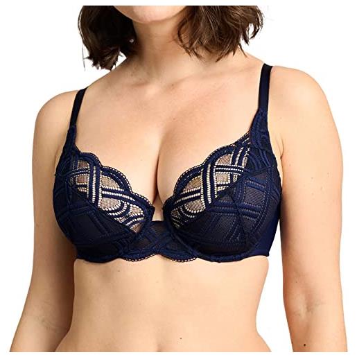 Sans Complexe elise full coverage bra, blu navy, 90c women's