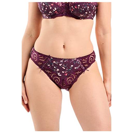 Sans Complexe amelie print mutande da uomo, imprime floral rouge/violet, 42/44 donna