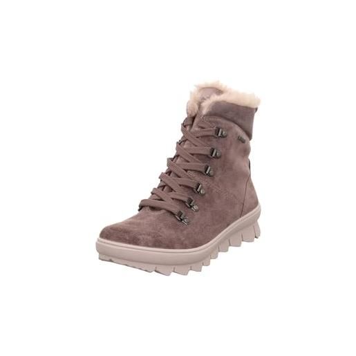 Legero novara warm gefütterte gore-tex, stivali da neve donna, dark clay 5570, 43 eu