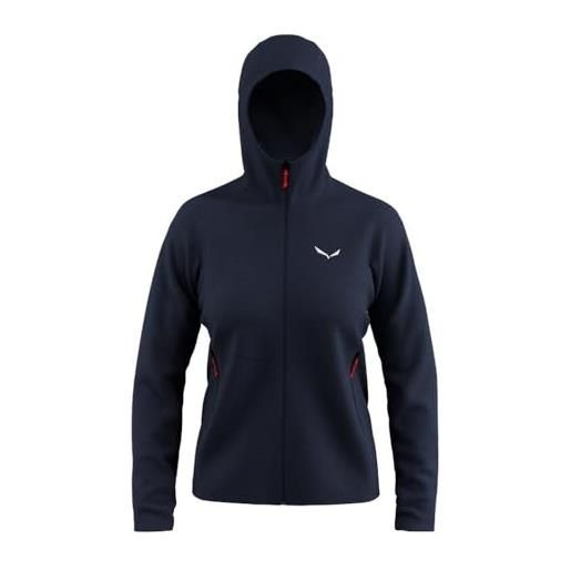 SALEWA puez rocca polarlite hooded jacket w, navy blazer, s
