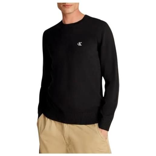 Calvin Klein Jeans calvin klein modern crew nej30j326745 pullover, ck black, s adulto