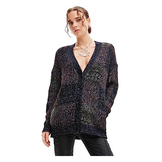 Desigual maglione segura felpa, nero, s donna