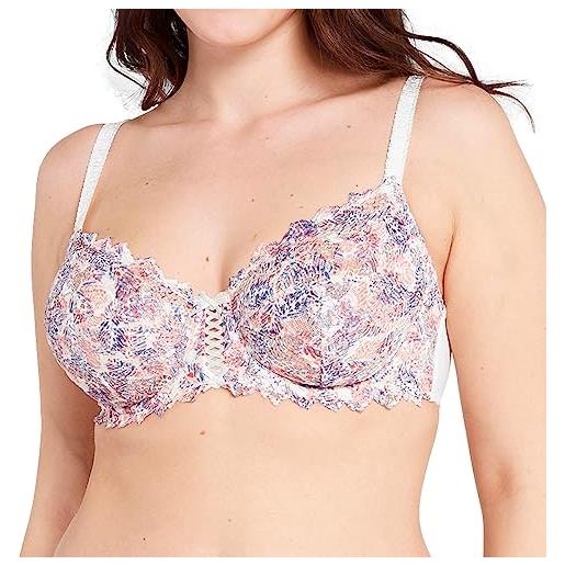 Sans Complexe arum mosaic full coverage bra, printed graphic sheets, 3c women's