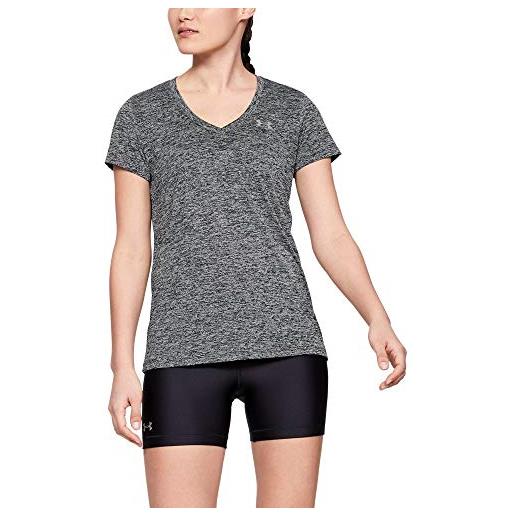 Under Armour tech short sleeve v - twist maglietta, donna