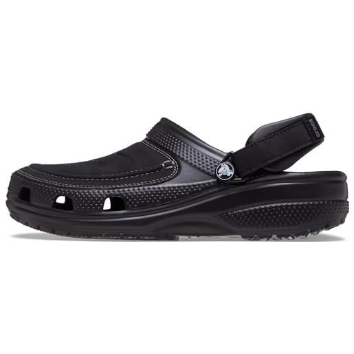 Crocs yukon vista ii lr clog m, zoccoli uomo, black slate grey, 42/43 eu